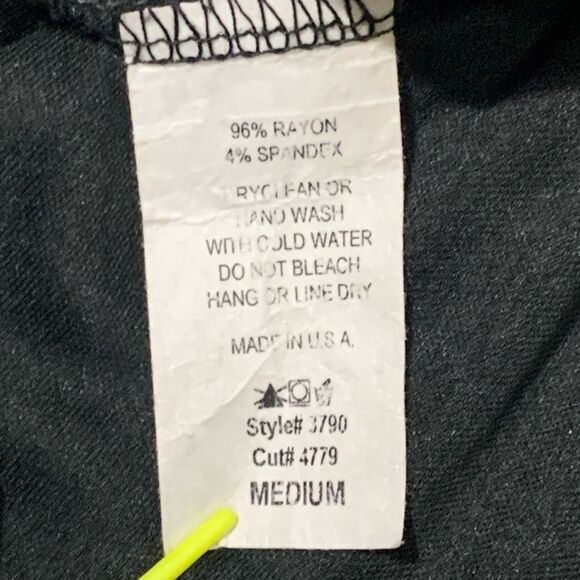 Entro Women's Medium Black Tan Stripe Jersey Knit Knotted Layered‎ Midi Skirt - Picture 4 of 9